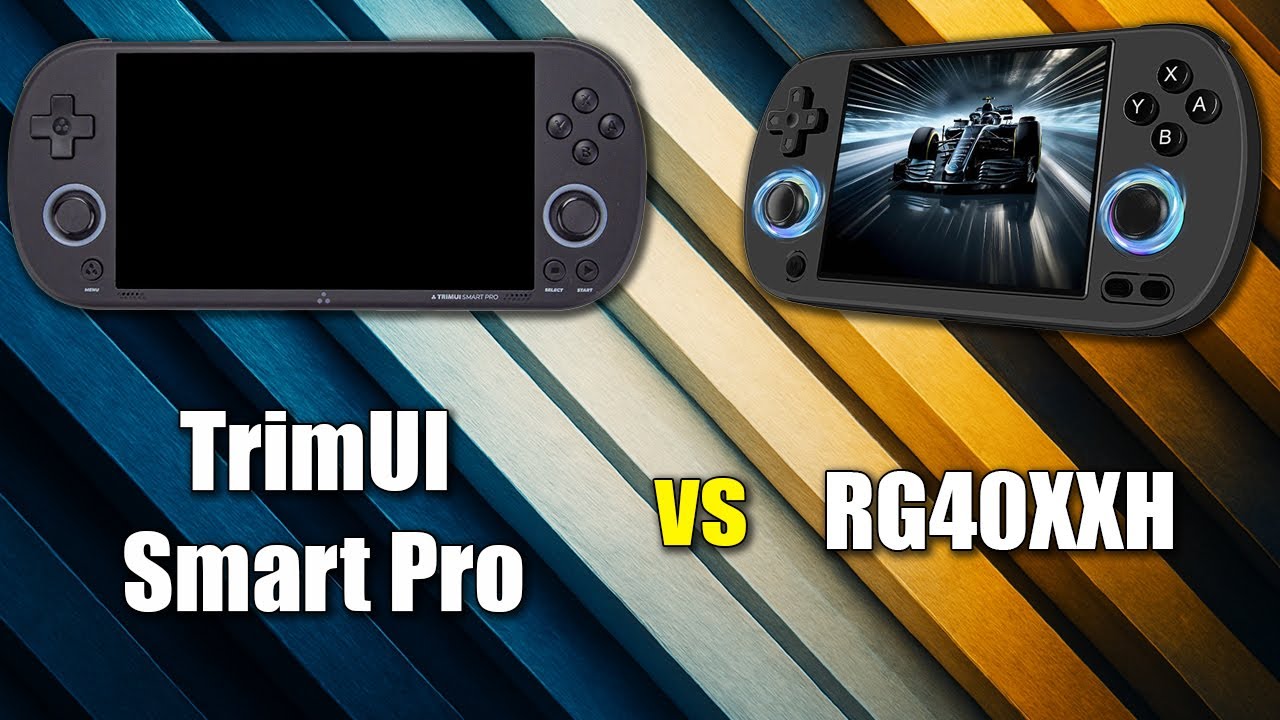 The TrimUI Smart Pro and the RG40XXH, which is the all around best handheld?