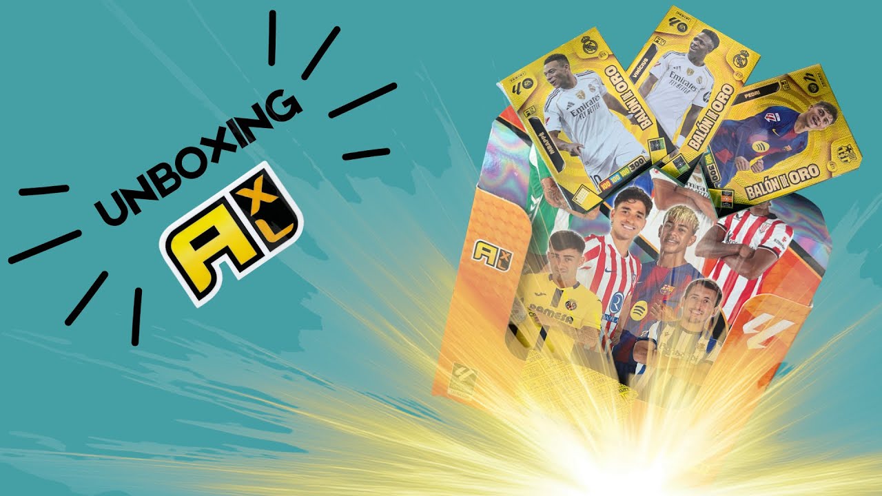 Unboxing caja de 50 sobres ADRENALYN XL de la nueva colección 25-26 ! Me tocan 3 balones de oro ! 