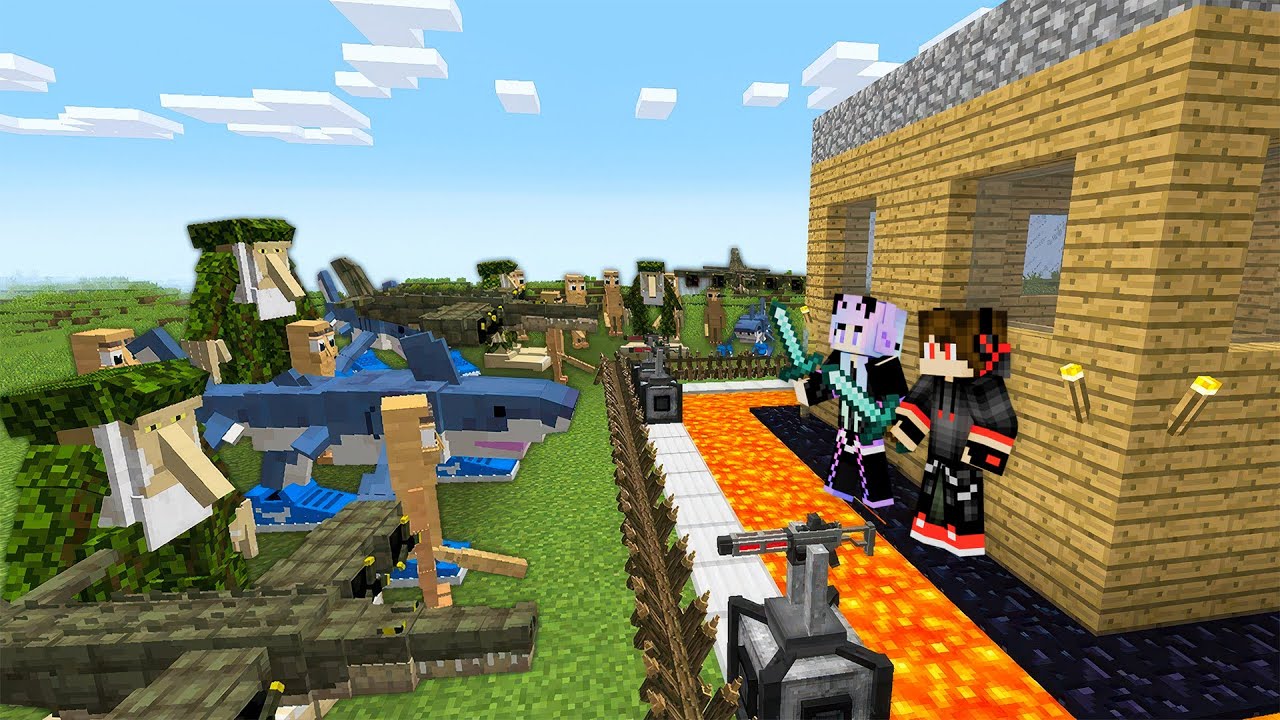 BRAINROT ANIMALS vs SAFEST SECURITY BASE In Minecraft!