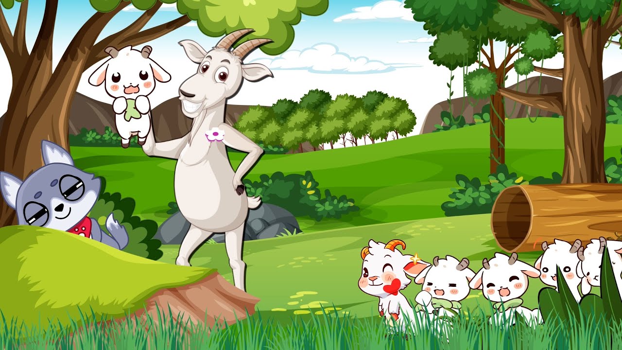 داستان شنگول و منگول | 🐐🐺The Wolf and The Seven little Goats Persian | کارتون فارسی