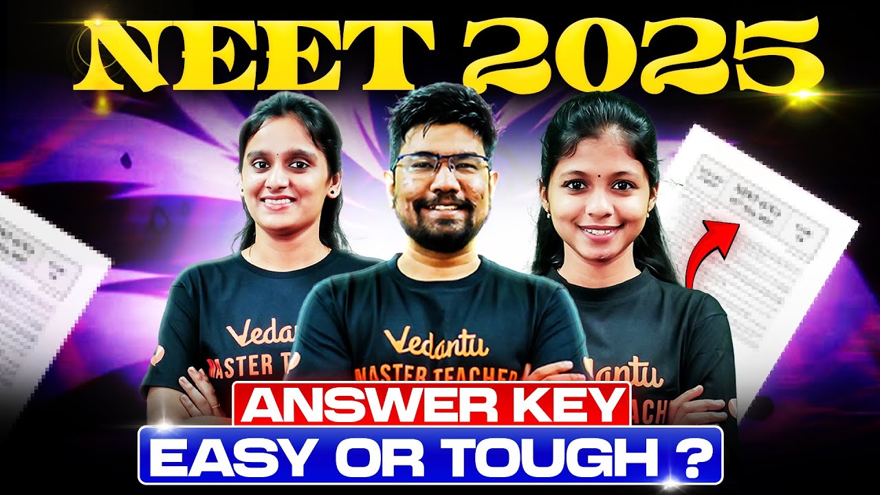 NEET 2025 Answer Key❗ NEET Exam Easy or Tough❔ | NEET 2025