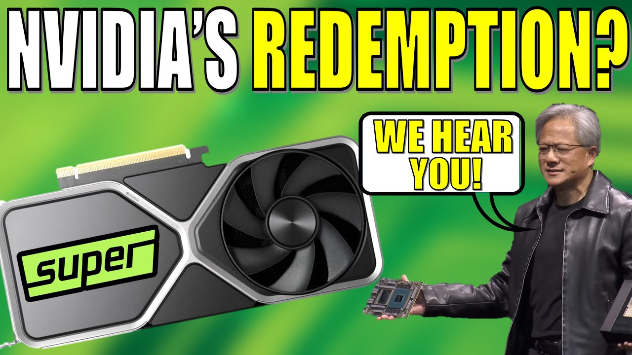 Nvidia Fixes RTX 40 Series - Cheaper, Faster, Better Specs