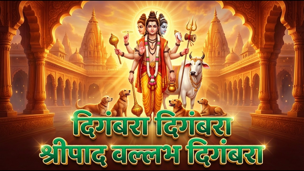 Digambara Digambara | Shripad Vallabh Digambara | Powerful Datta Naam Jaap | Dattatreya Bhajan