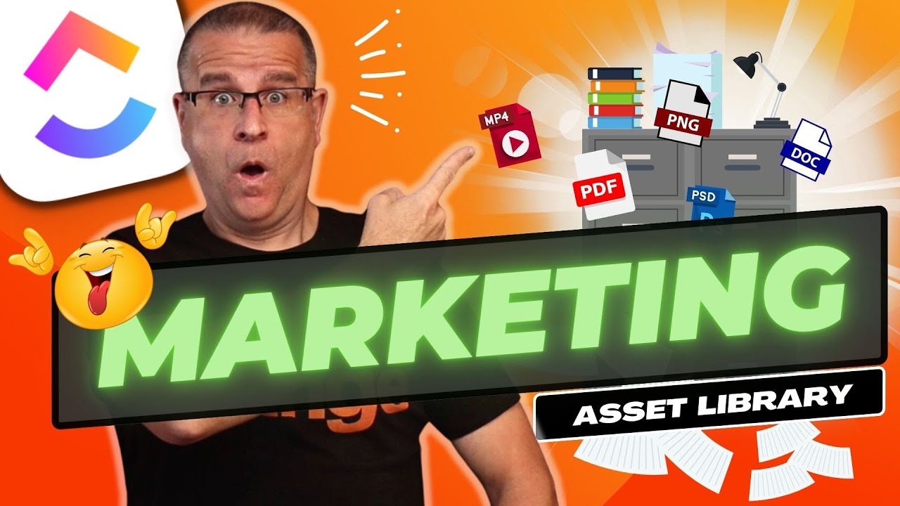 Chaos 👉🏻 Calm: Creating an Epic Marketing Asset Library in Minutes Using ClickUp
