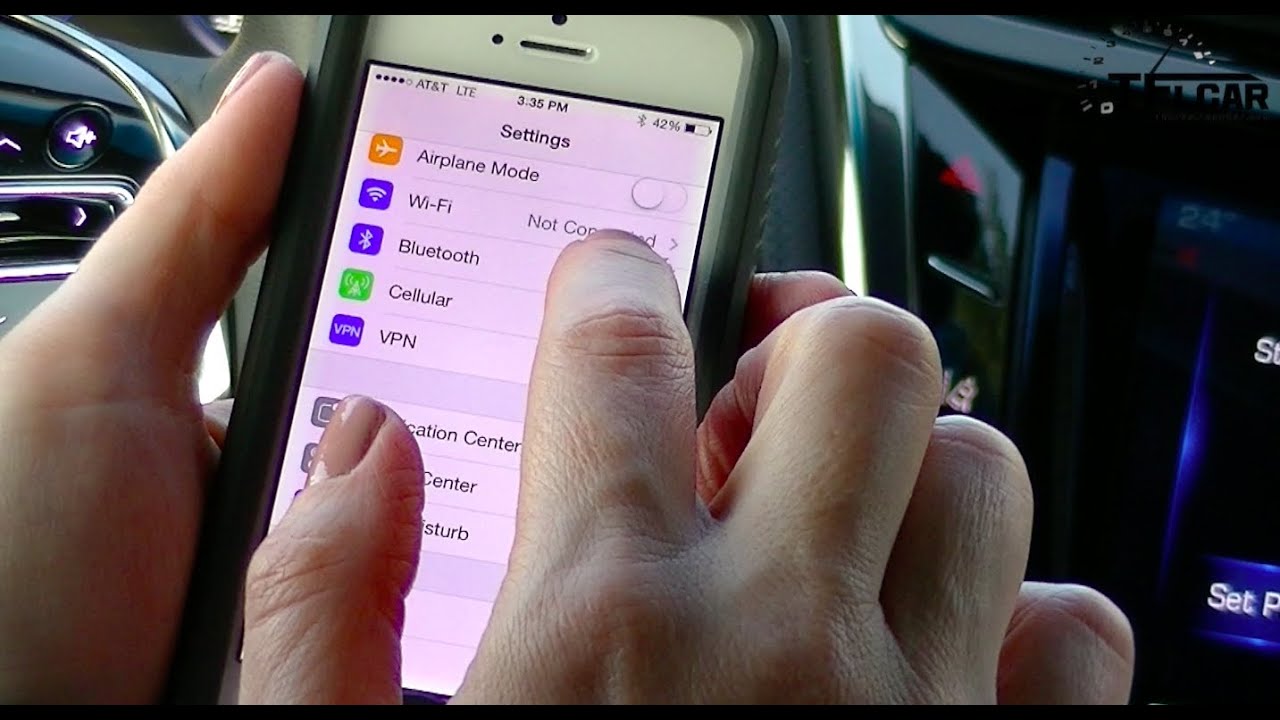 How to Pair an iPhone to Cadillac's CUE System