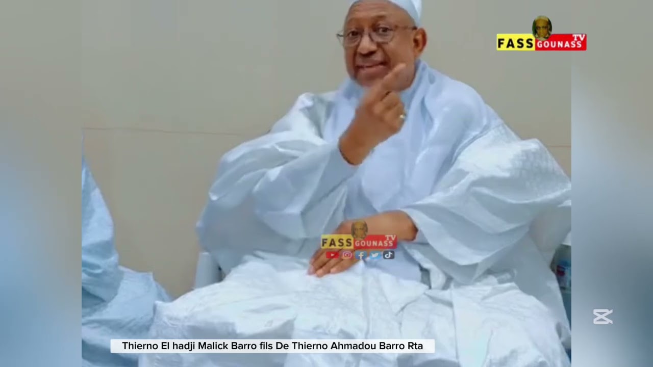 Thierno El hadji Malick Barro fils De Thierno Ahmadou Barro Rta ( Poulaar Traduire en Français