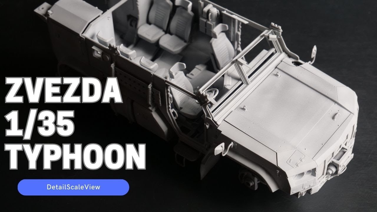 Zvezda 1/35 Umbrella Typhoon Build Review
