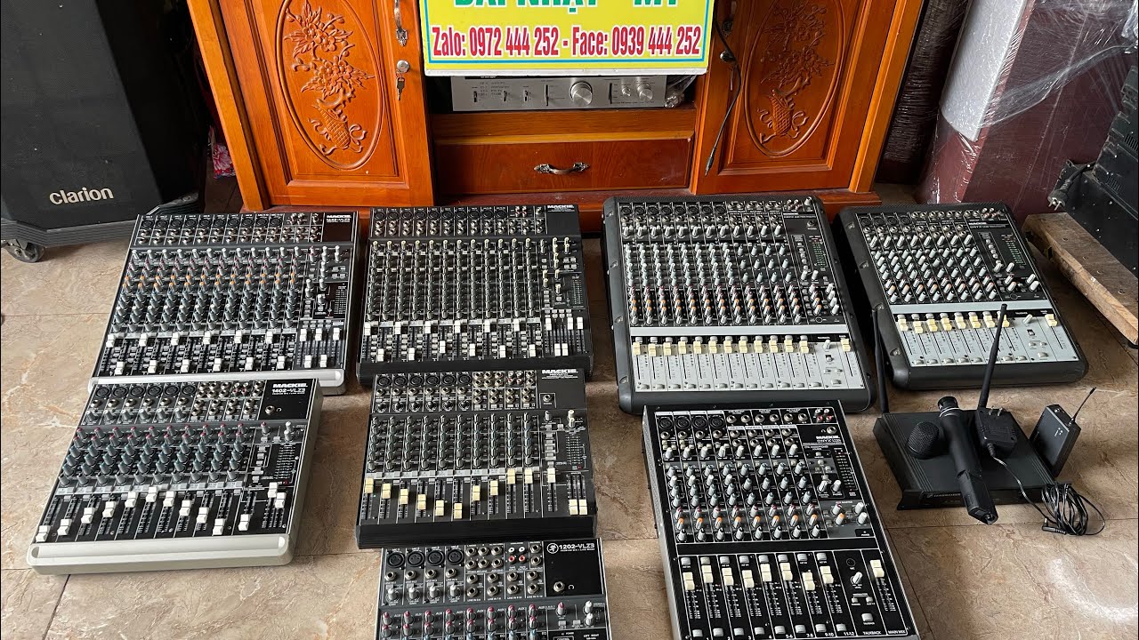 Mixer Mackie 120VLZ3-1402VLZ3-1642VLZ3-ONYX 1220-1220i-1620 hàng bãi zịn Usa hàng chính hãng !