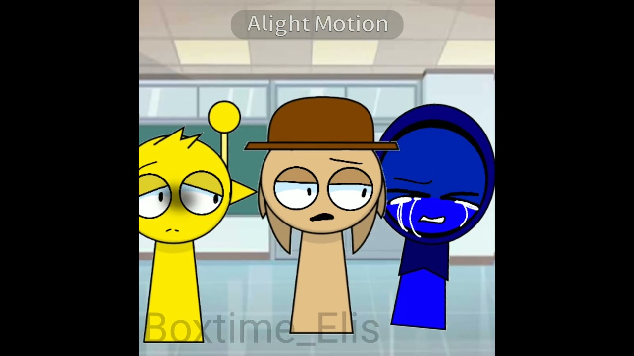 Jevin:You're evil Tunner, don't you understand my feelings? #alightmotion #sprunki