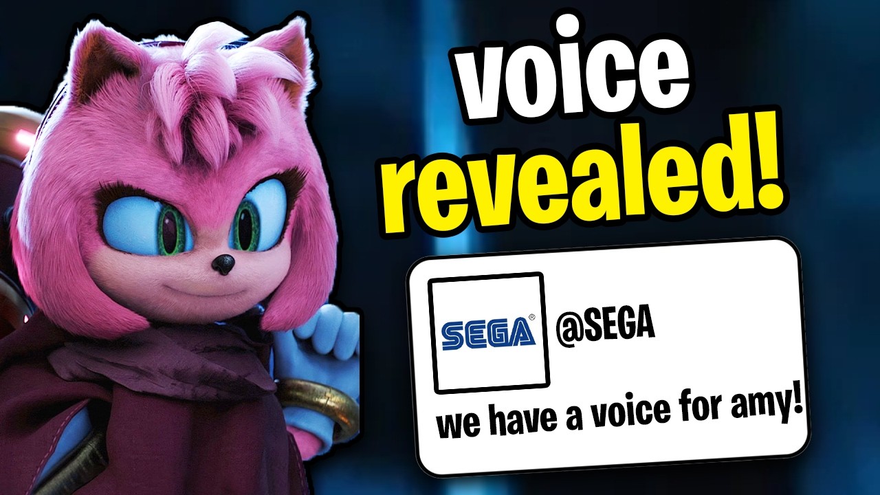 Amy Rose Voice Actress For Sonic Movie 4 FINALLY REVEALED!