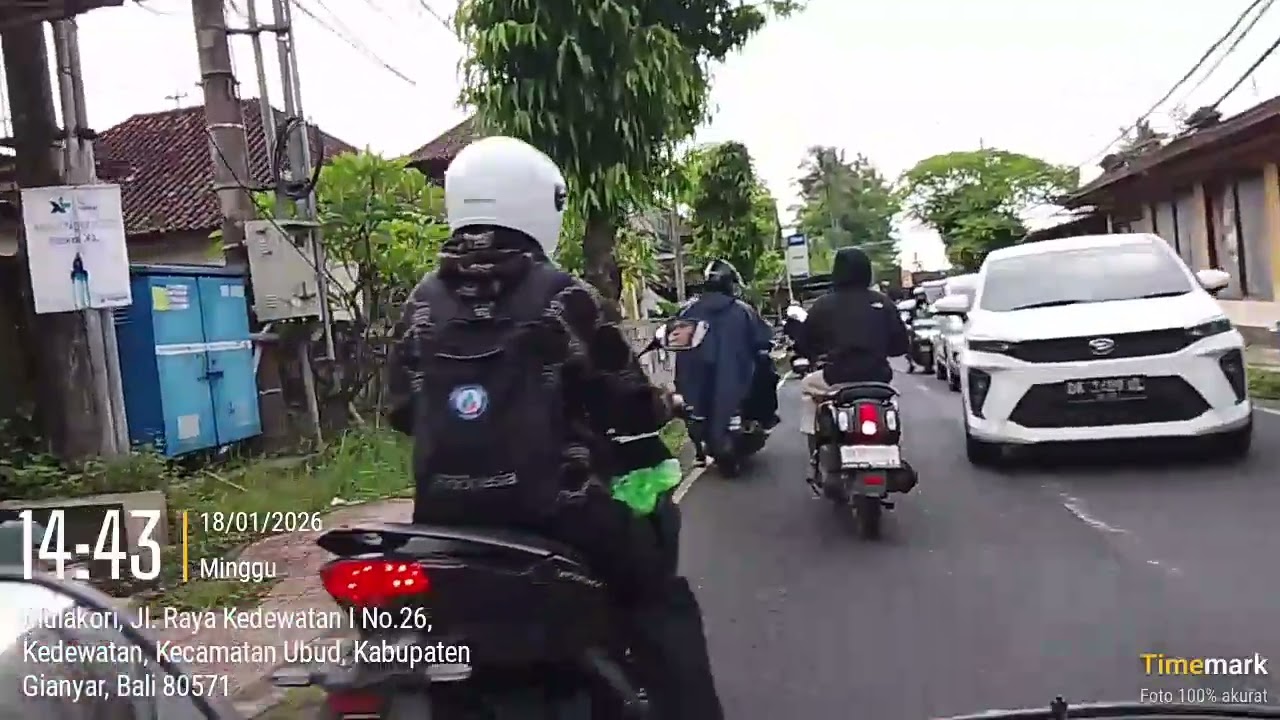 Tibekauh Melinggih kelod Payangan Gianyar - Mengwitani Mengwi Badung Bali, motovlog perjalanan sore.