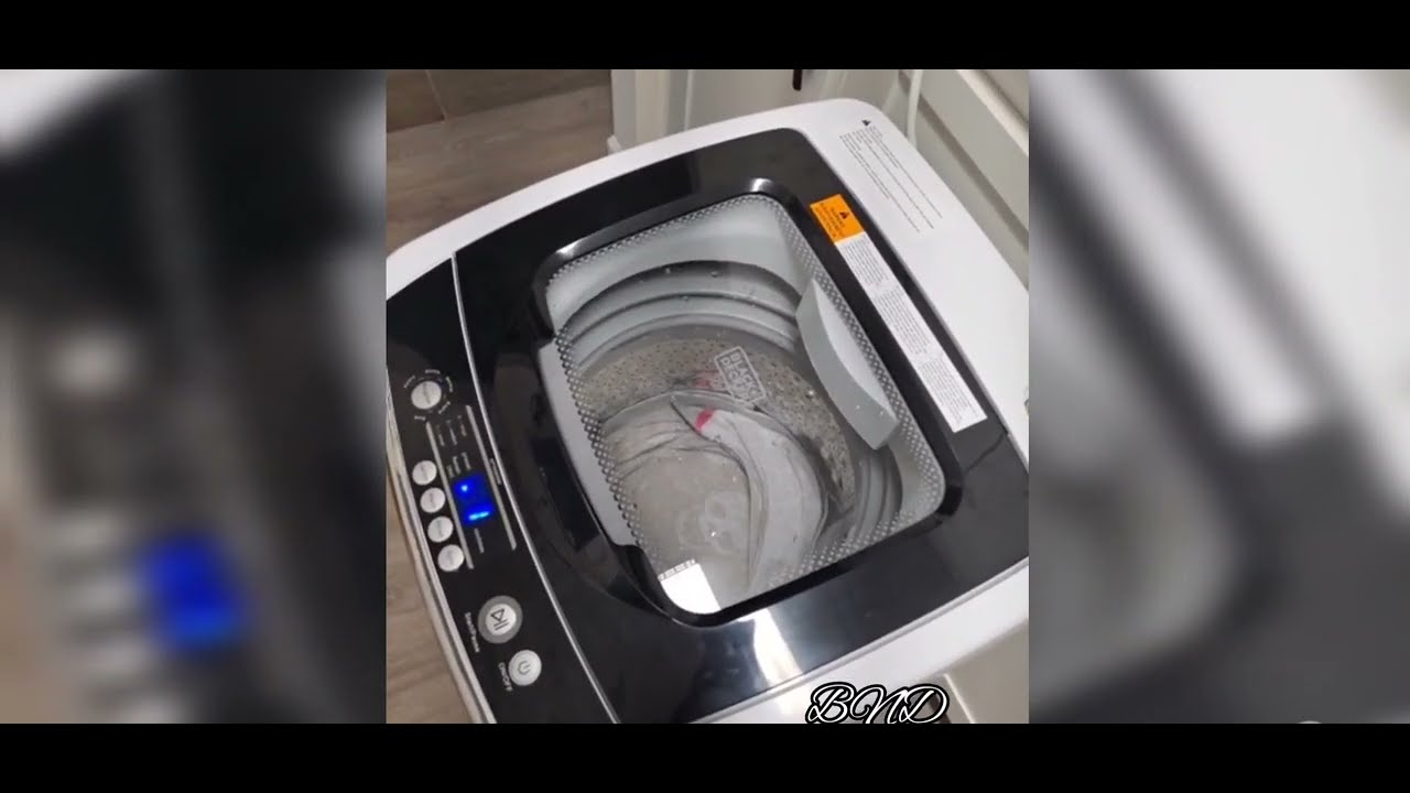 End of the SPIN CYCLE. Black Decker Portable washer :P