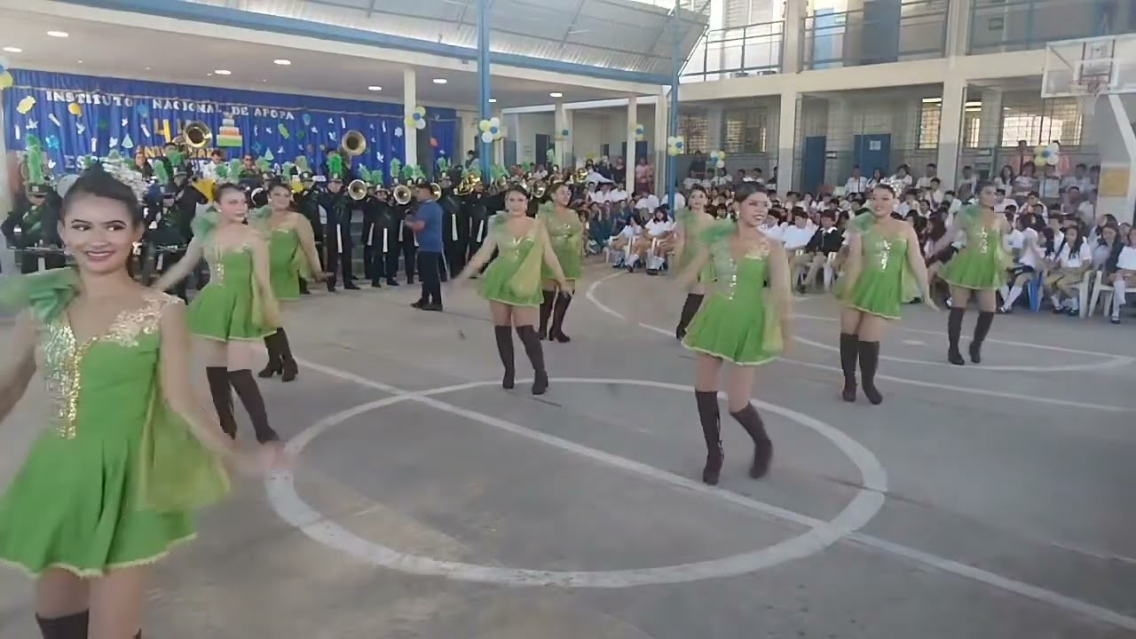 Colegio Carlos Pellicer en 44 aniversario de Instituto Nacional De Apopa INA