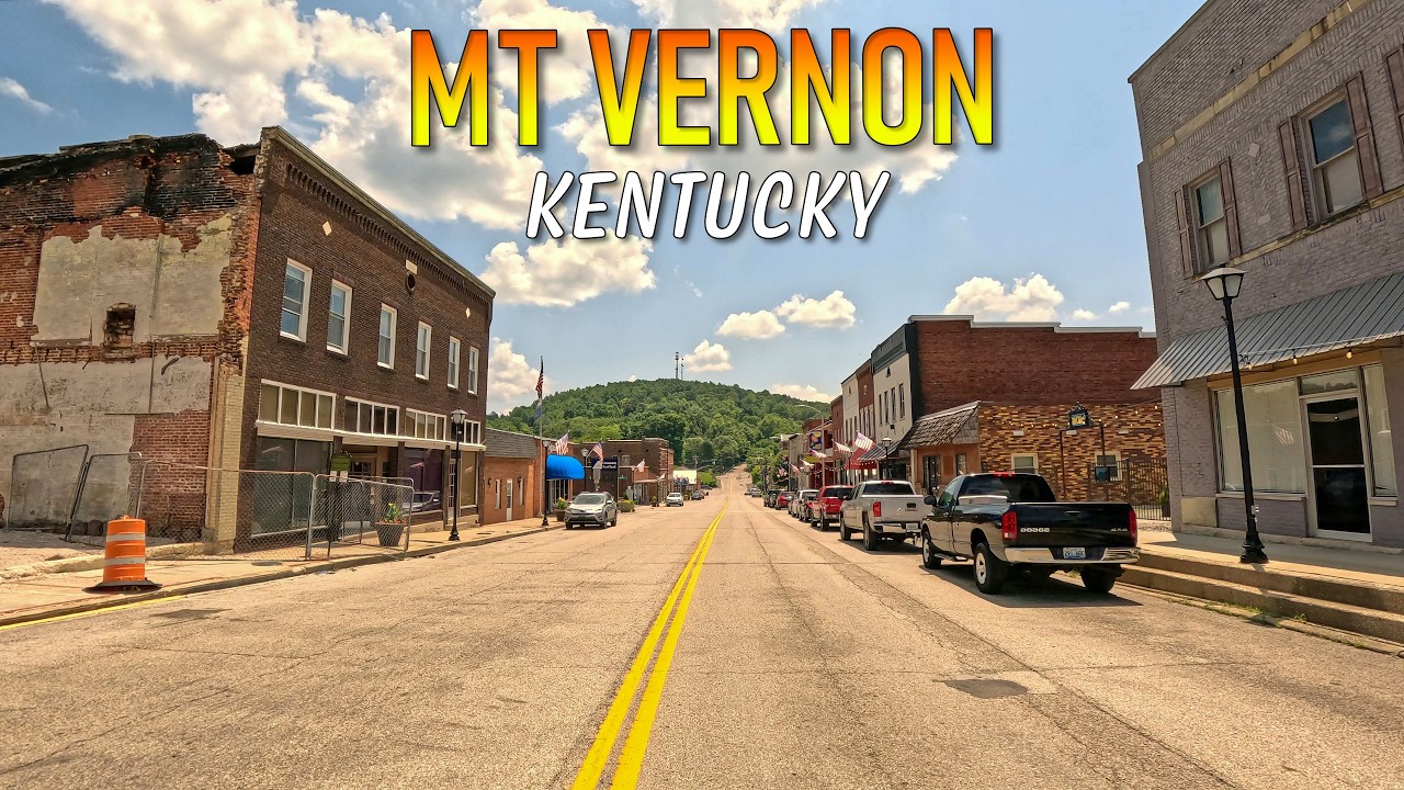 Mt Vernon Kentucky Driving Through