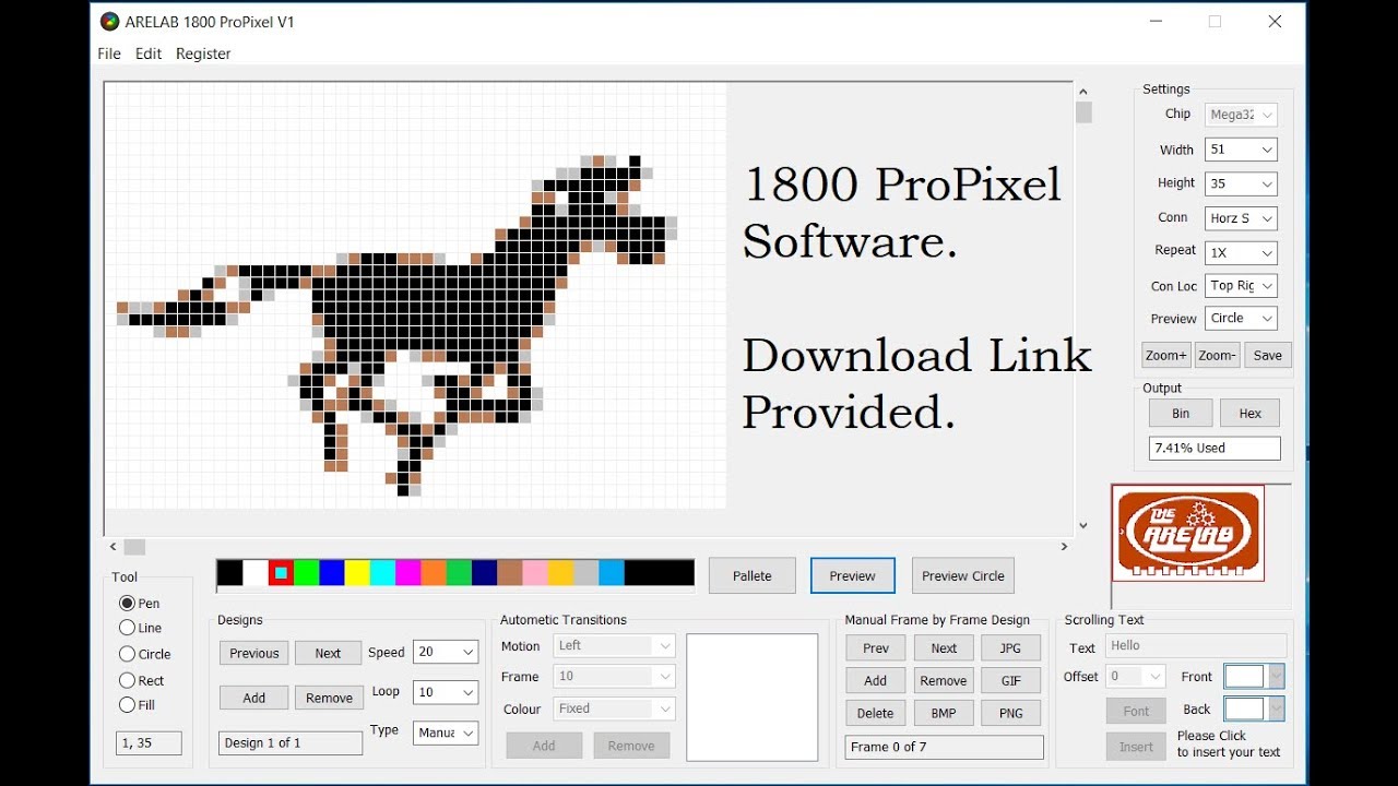 ARELAB 1800 ProPixel Software. Feature: Tutorial: Examples (Hindi)