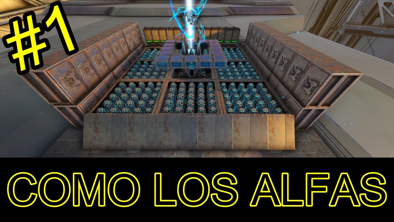 base de guerra como las tribus mejor organizadas en ark - como los alfas #1