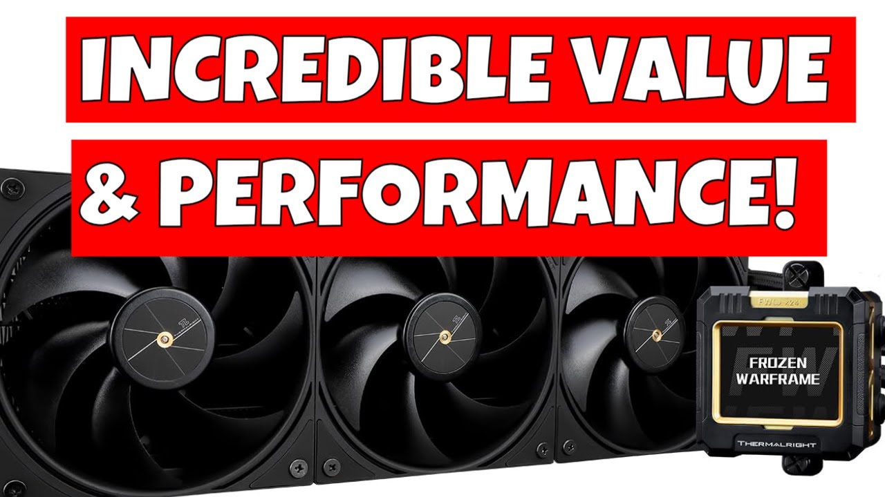 BEST Budget AIO Thermalright Frozen War Frame 360 Black Review & Install Guide
