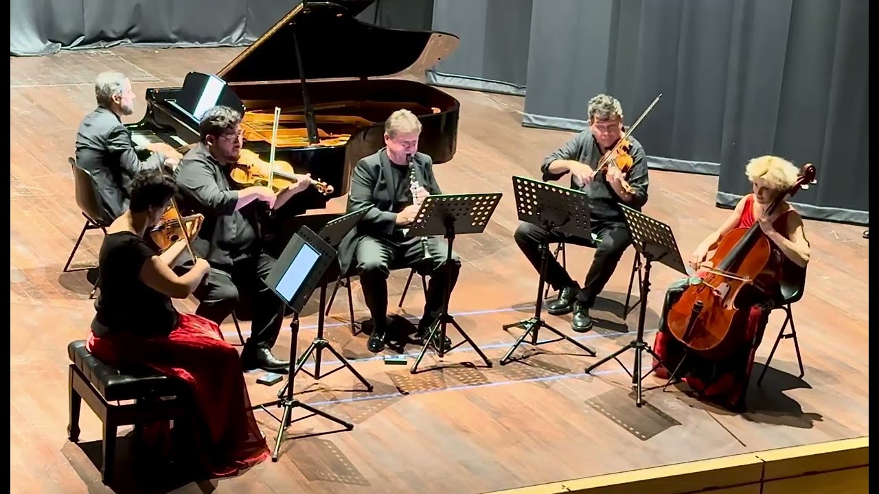 BELA KOVACS:Ich Begrüse Sie Herr J.Strauss for clarinet, piano and string quartet,Carl Orff Festival