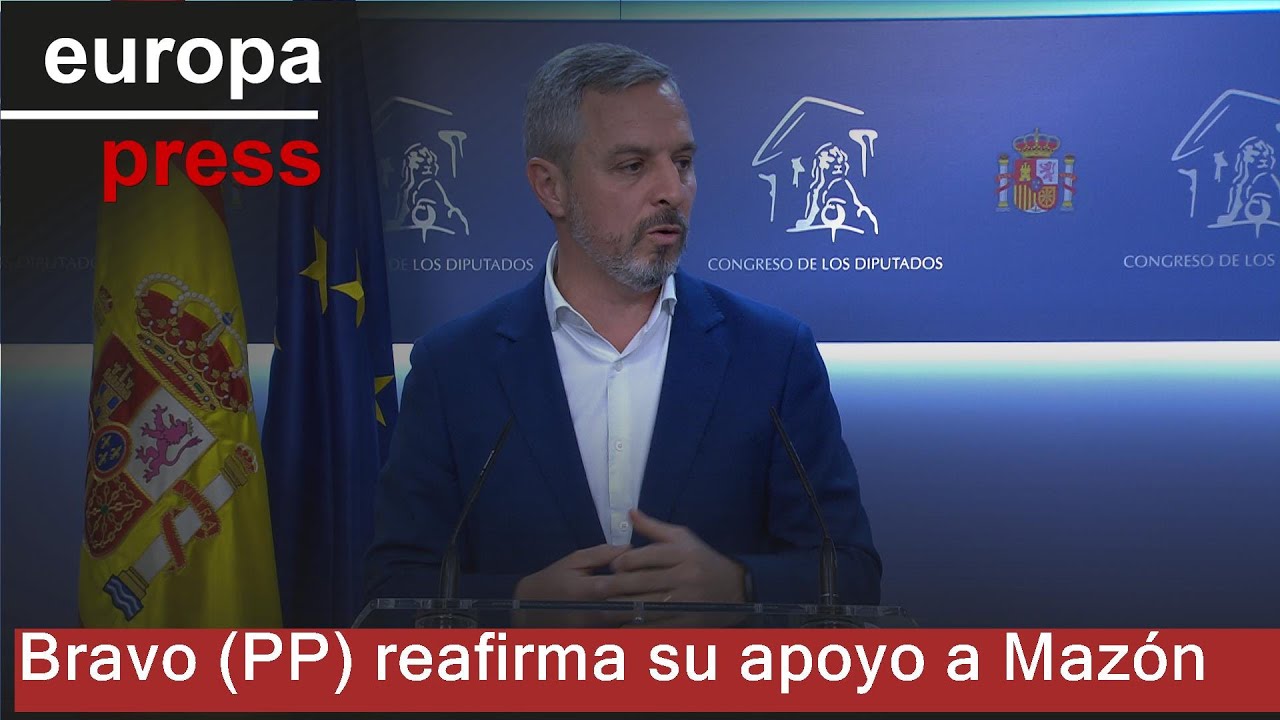 Bravo (PP) reafirma su apoyo a Mazón