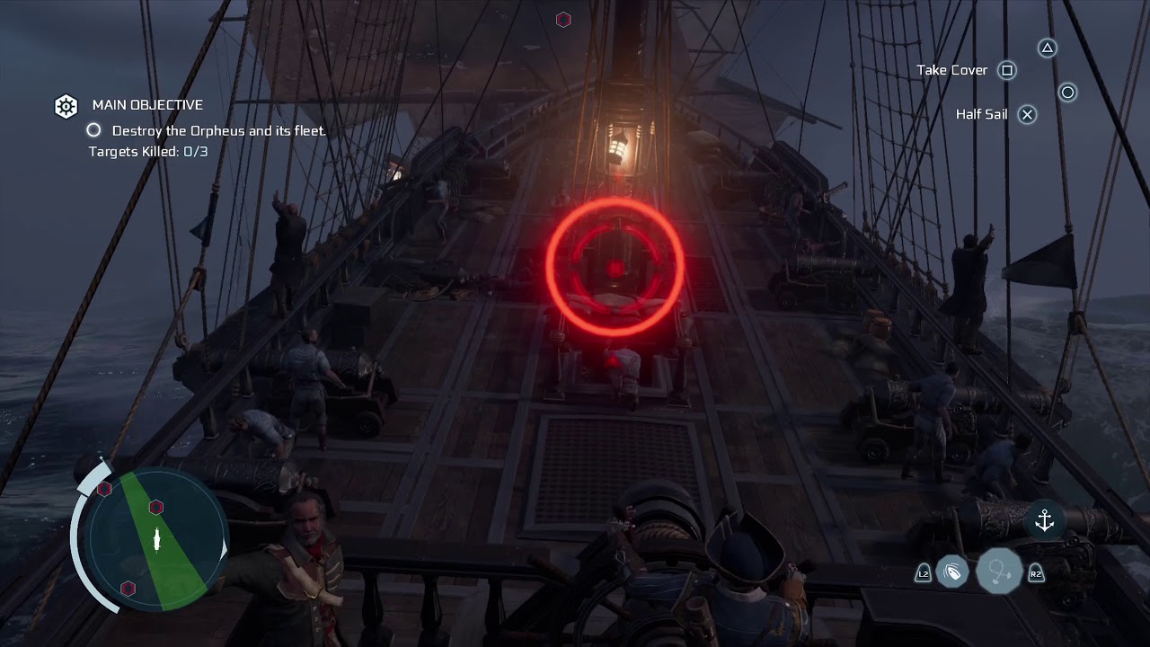 Assassin's Creed 3 (Remastered) The Giant and the Storm Naval Mission Easiest Method! (Check Descri)