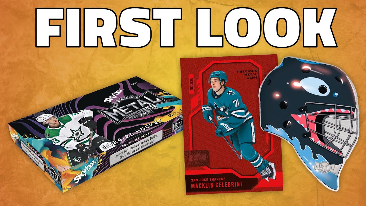 First Look: 2024-25 Upper Deck SkyBox Metal Universe Hobby Box Break