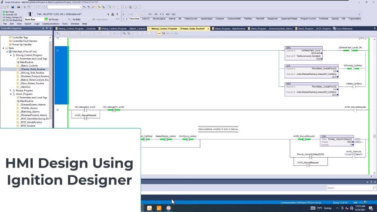 HMI Design Using Ignition Designer