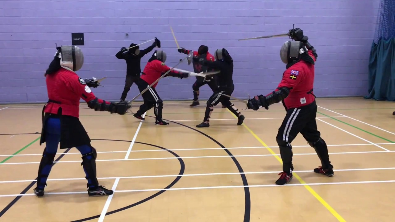 Sidesword & Dagger Sparring - Esther vs Nick