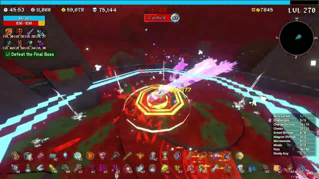 100k Megabonk Run While I Eat Dinner Part 2