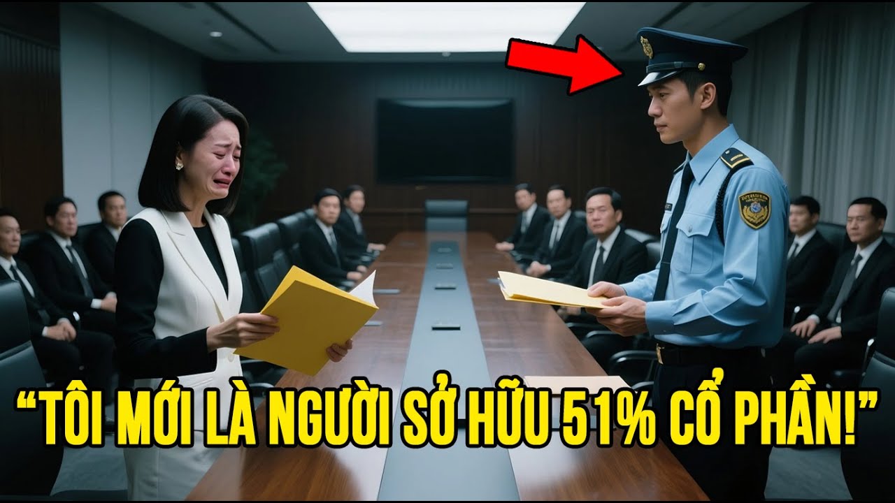 Cả Phòng Họp Cổ Đông Sững Sờ Khi Anh Bảo Vệ Tiến Lên Và Tuyên Bố “Tôi Mới Là Người Giữ 51% Cổ Phần”