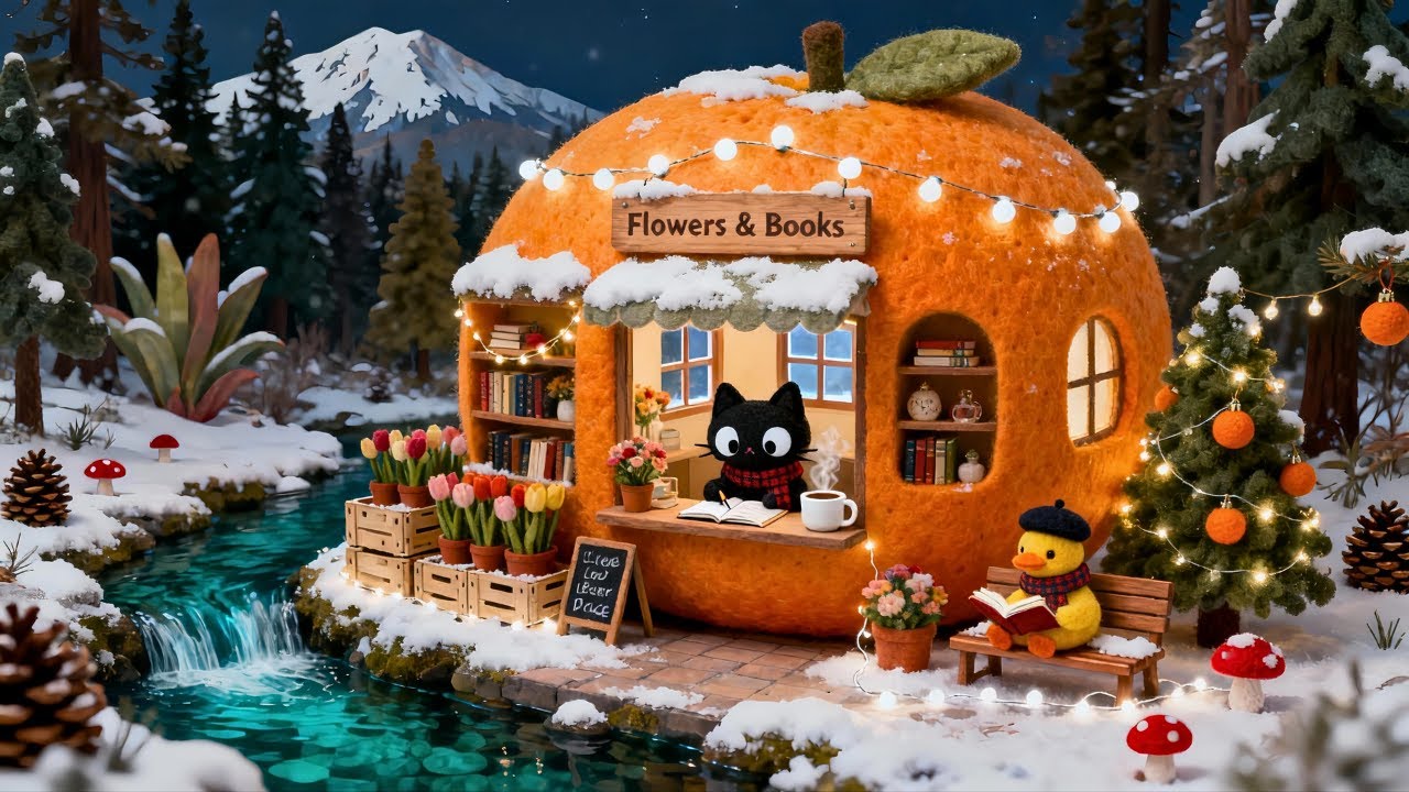 Jazzy Lo-Fi with Rain Sounds / Cozy Winter Vibes for Study, Focus & Relax