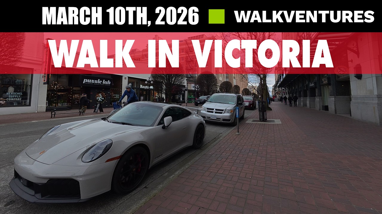 Downtown Victoria BC Walking Tour [4K] | March 10th, 2026