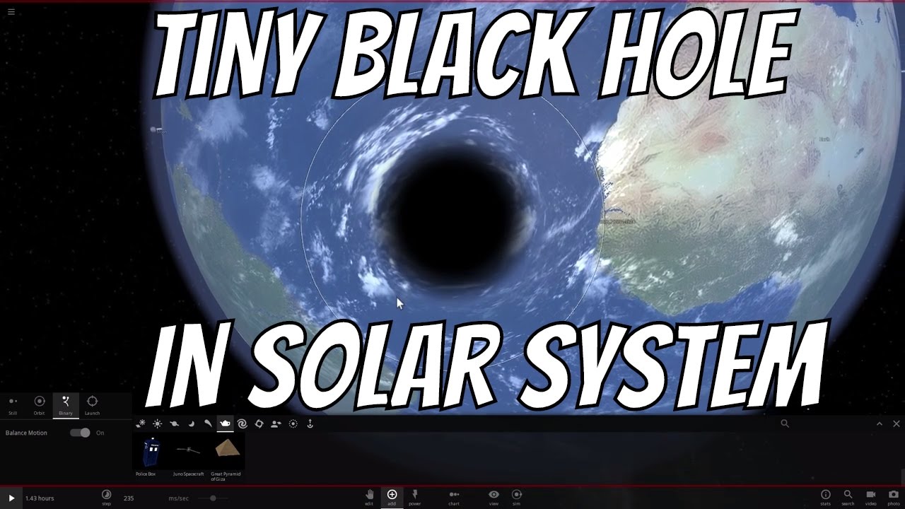 What If the Smallest Black Hole Entered the Solar System?