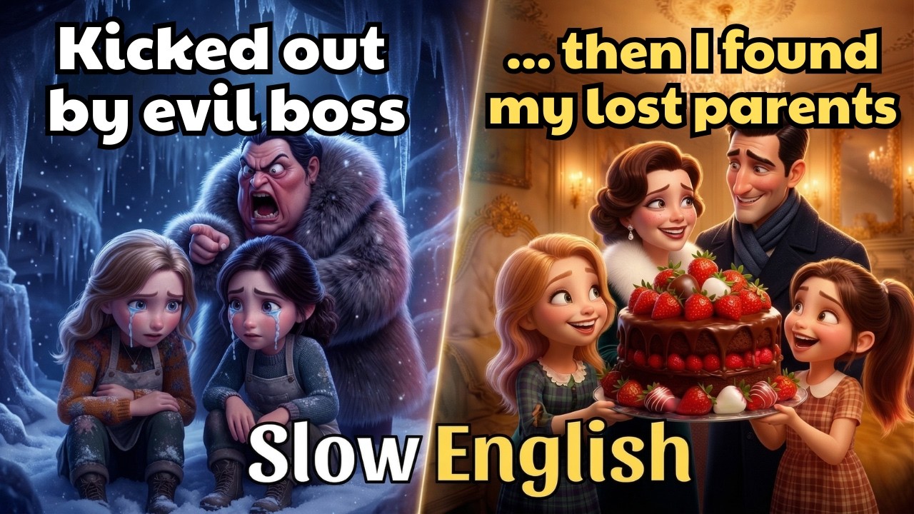 Lost 10 Years...Poor Girls Find Rich Parents | Easy English Listening Practice for Beginners
