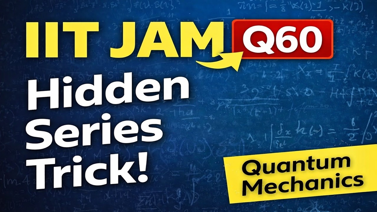 Решение задачи 60 по физике IIT JAM | Ожидаемое значение энергии гармонического осциллятора | JAM...