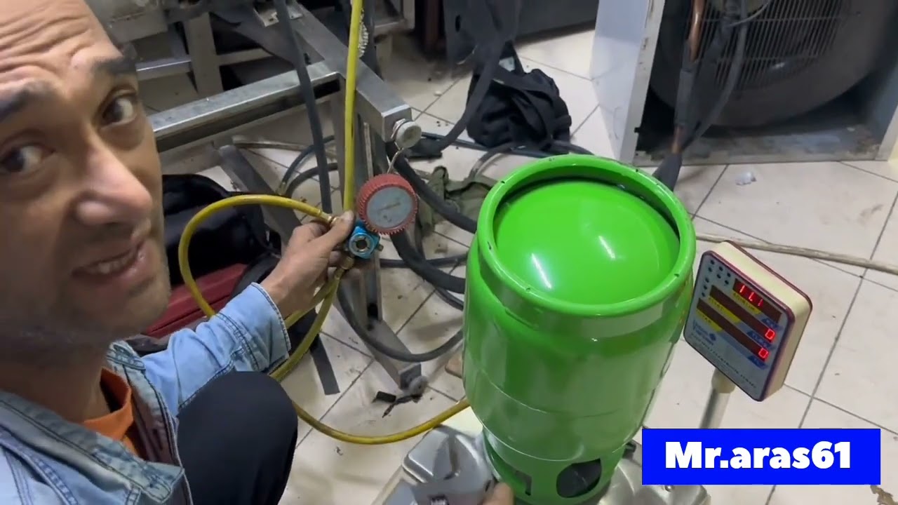 KOMPERESUR DEĞIṢTIRMEK & VAKUMLAMAK & GAZ ṢARZI NASIL YAPILIYOR PART 2