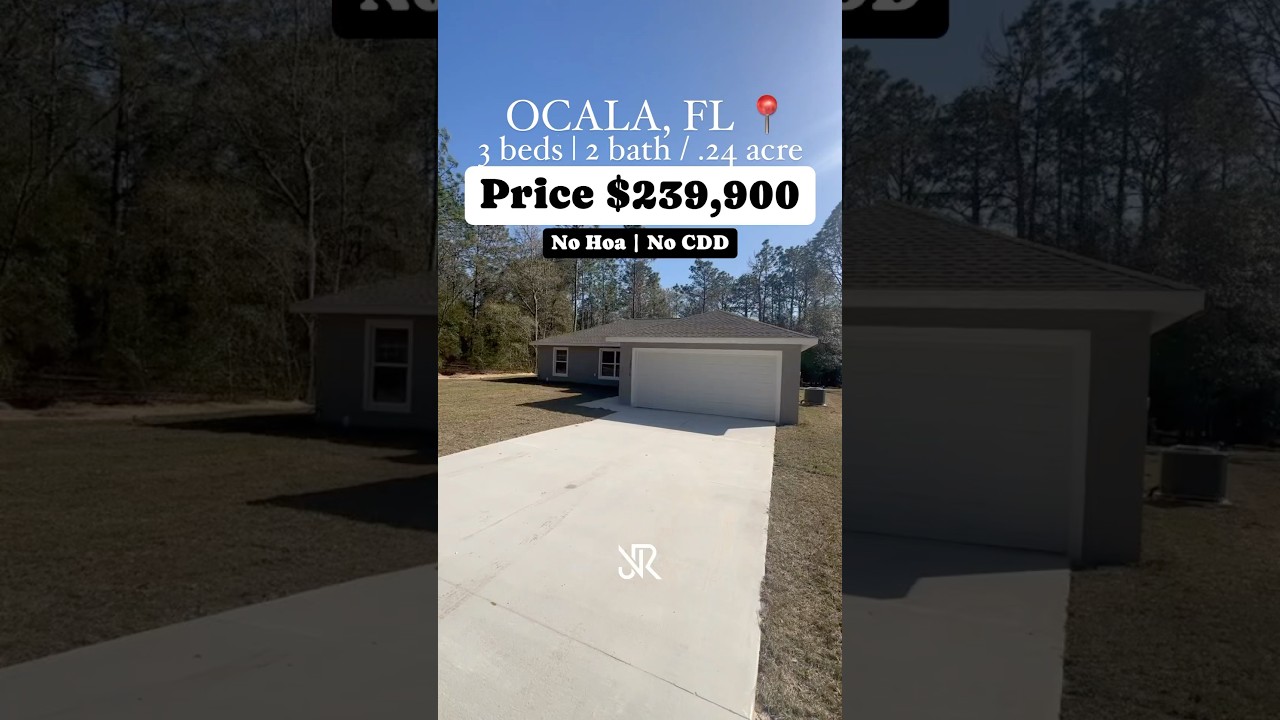 Ocala, Fl📍 Under 💫 $250,000 🔥⤵️