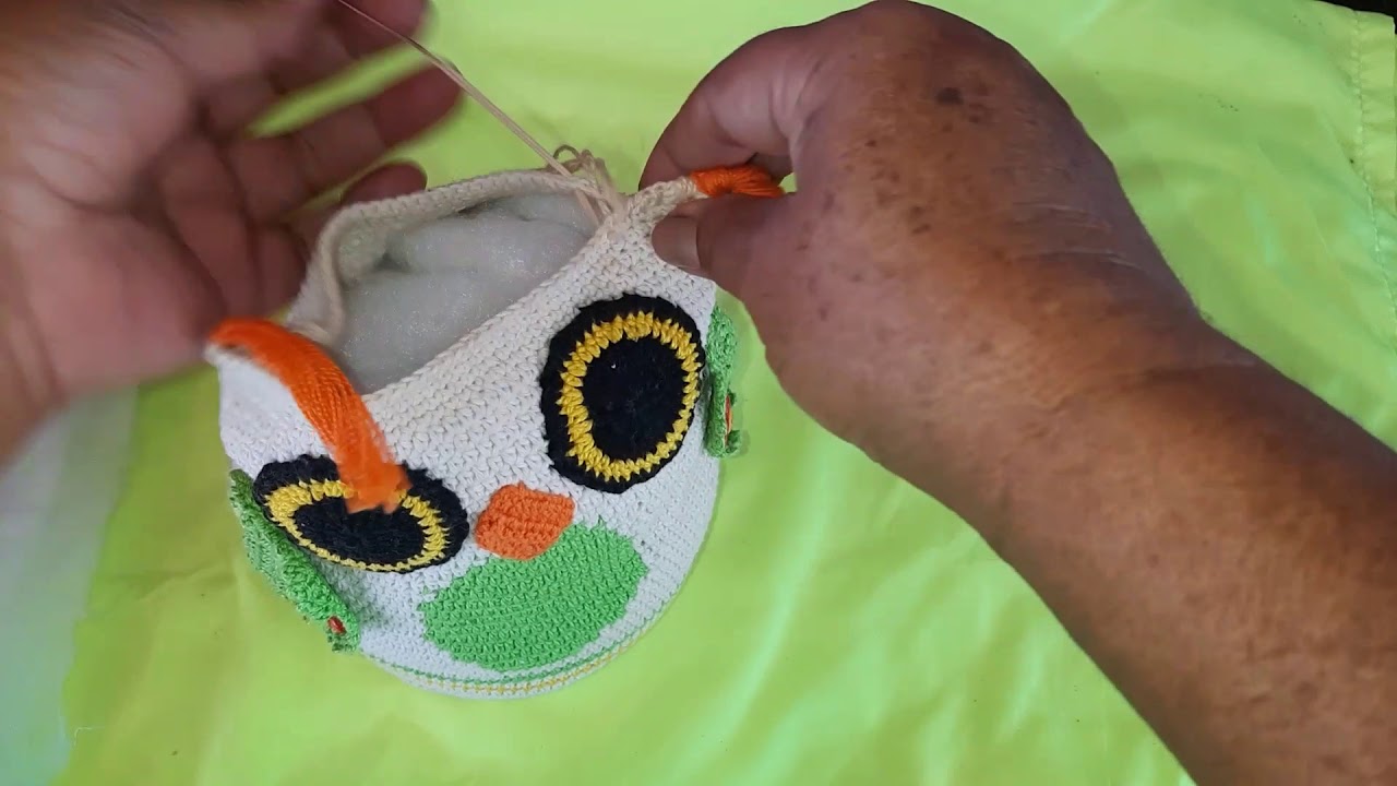 #Crochê  #Coruja Peso de Porta/crochet Door weight🥰🦉💖