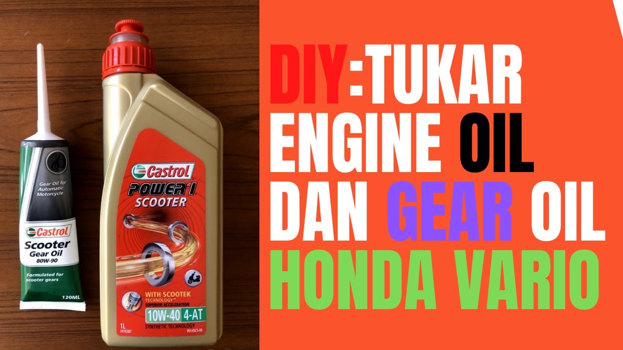 Servis Rutin Honda Vario 150 | Engine Oil | Gear Oil | Hilangkan Oil Change