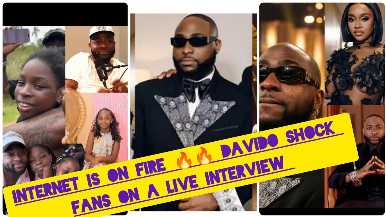 Internet is on fire 🔥🔥 Davido shock fans on a live interview WOW 😳😳