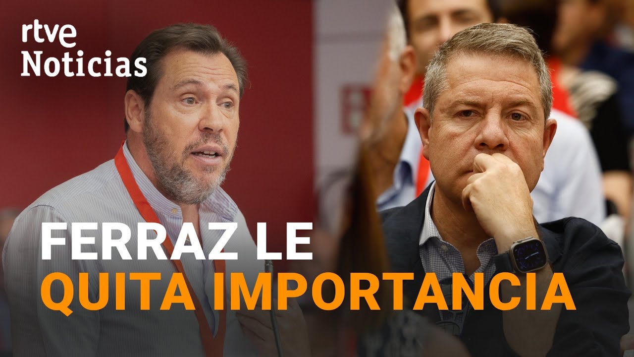 PSOE: Los AUDIOS del CHOQUE entre GARCÍA-PAGE y ÓSCAR PUENTE durante el COMITÉ FEDERAL | RTVE
