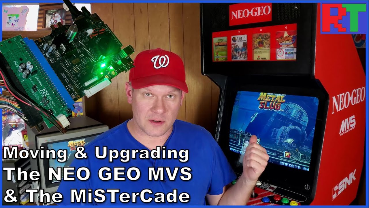 Moving my Big Red NEO GEO & Upgrading to the MiSTerCade!