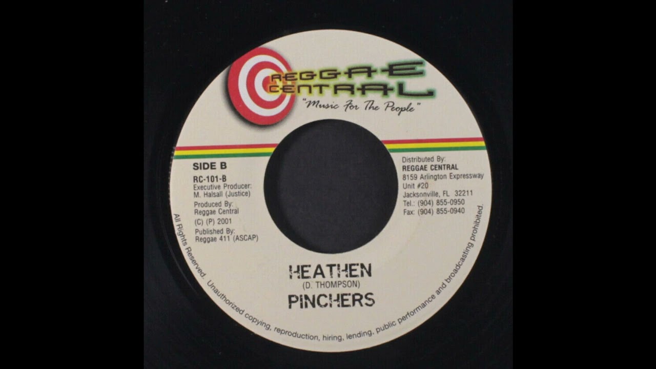 Pinchers - Heathen - Reggae Central 7inch 2001 Promised Land Riddim