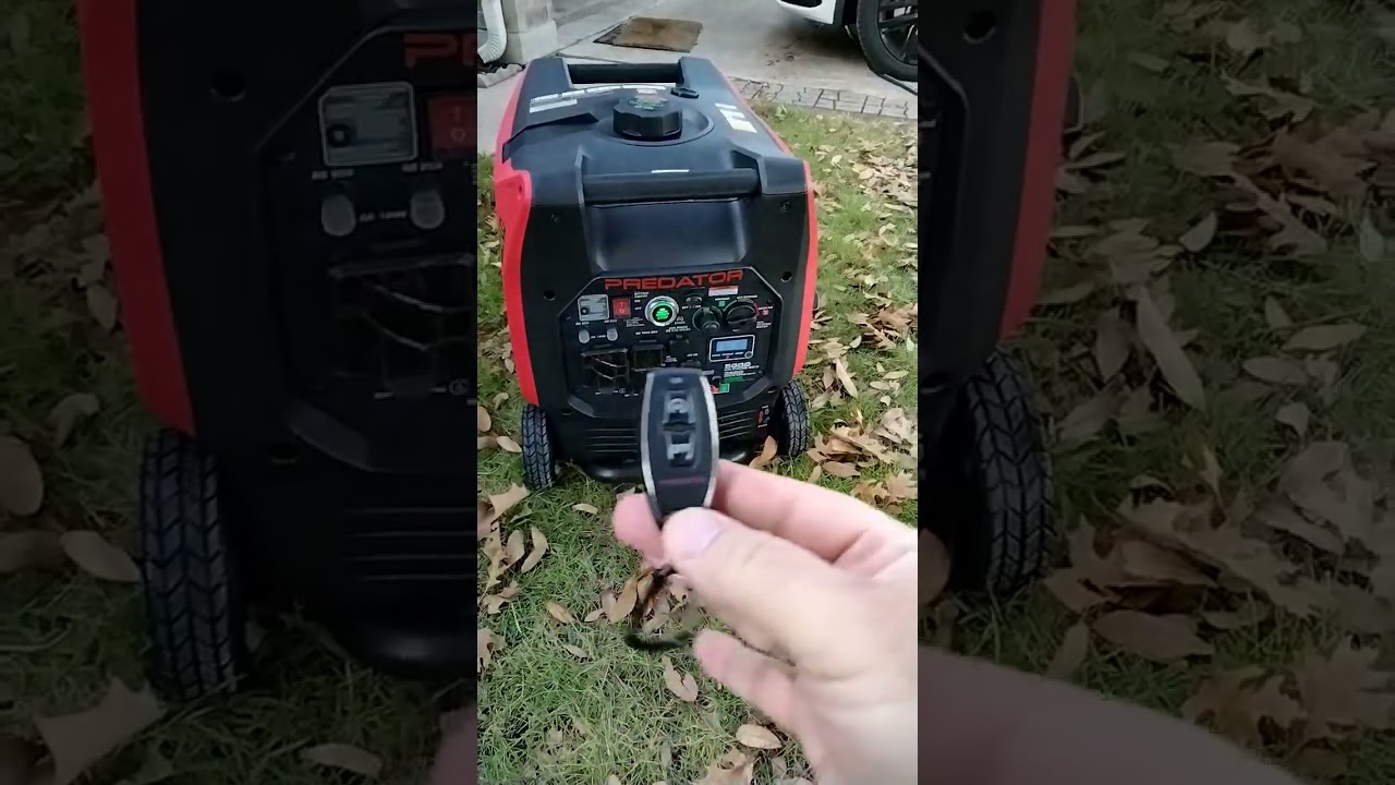 Predator 5000W Inverter Generator. Remote Control Start.