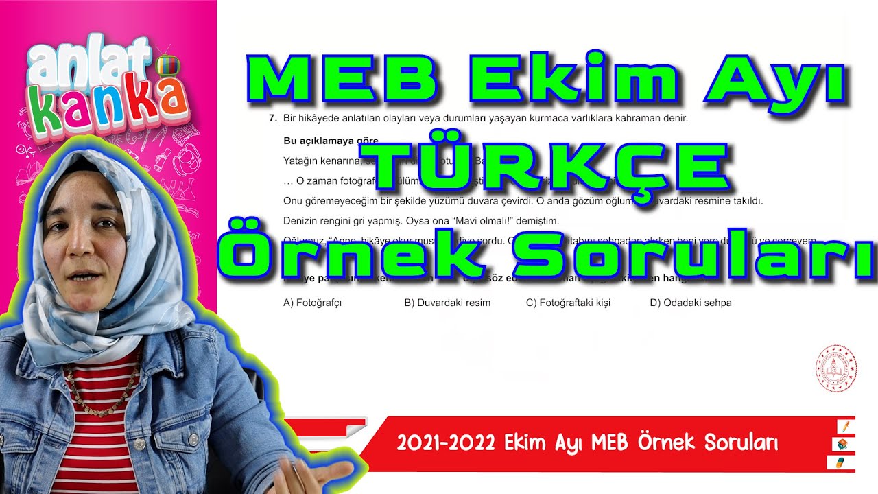 Ekim Ayı Örnek Sorular Türkçe LGS 2022