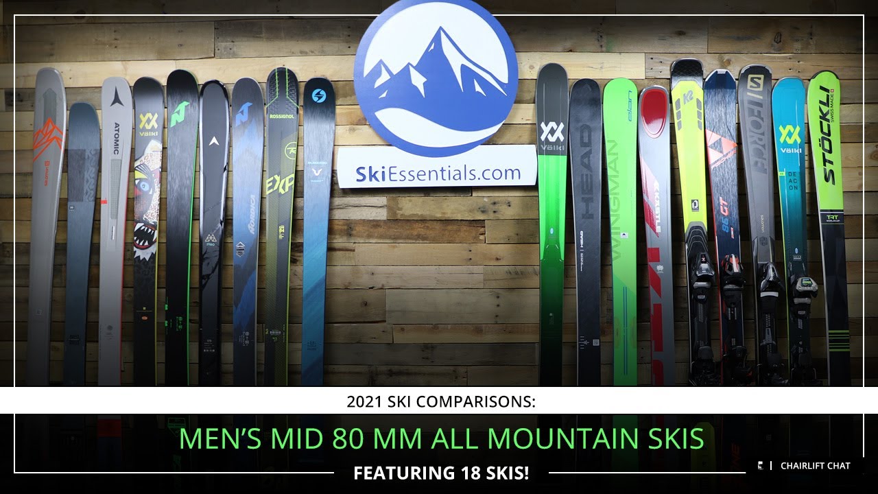 2021 Men's Mid-80 mm All-Mountain Ski Comparison with SkiEssentials.com