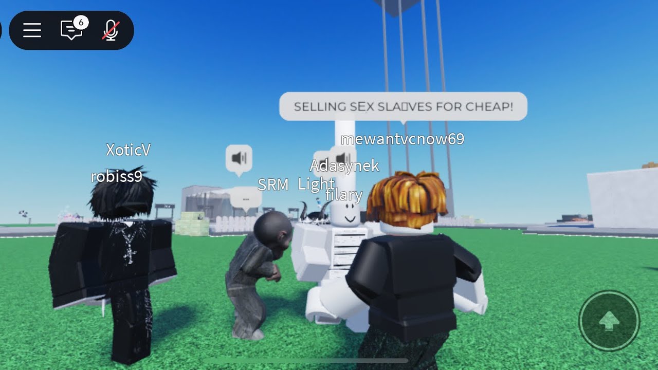 Someone bypassing the chat filter on mic up