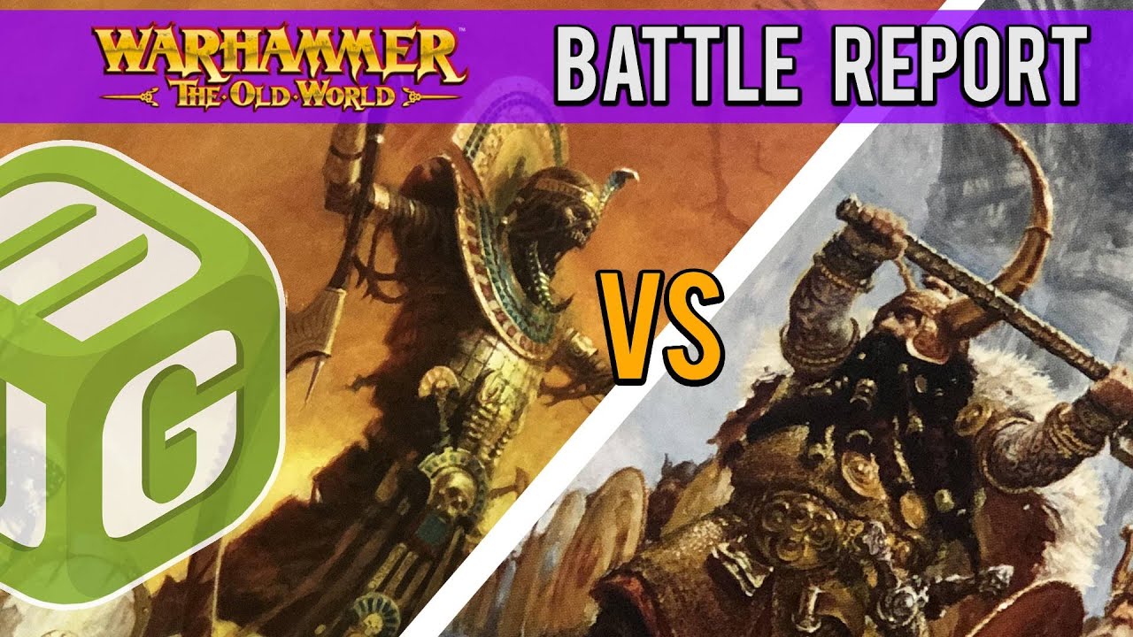 WE FINALLY HAD TIME - Tomb Kings vs Dwarfs Warhammer The Old World Battle Report Ep 23