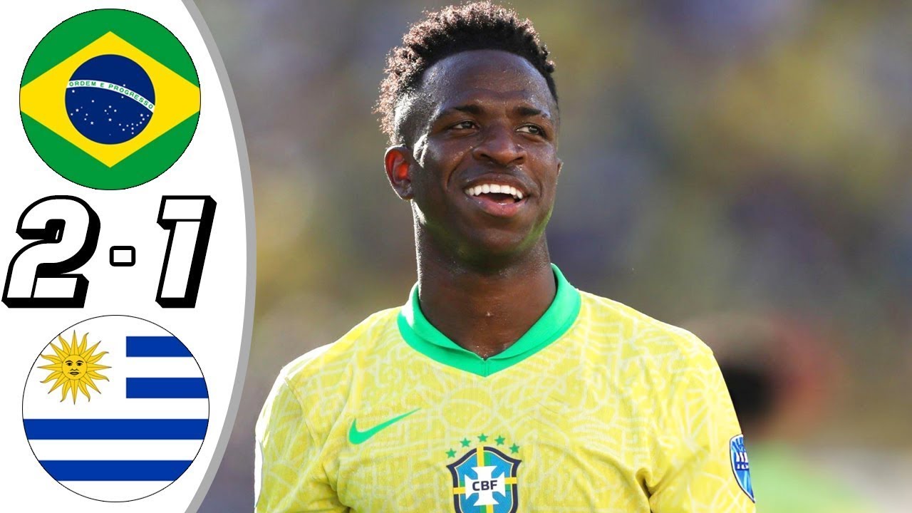 Uruguay vs Brazil 2-1 - All Goals & Highlights - 2024