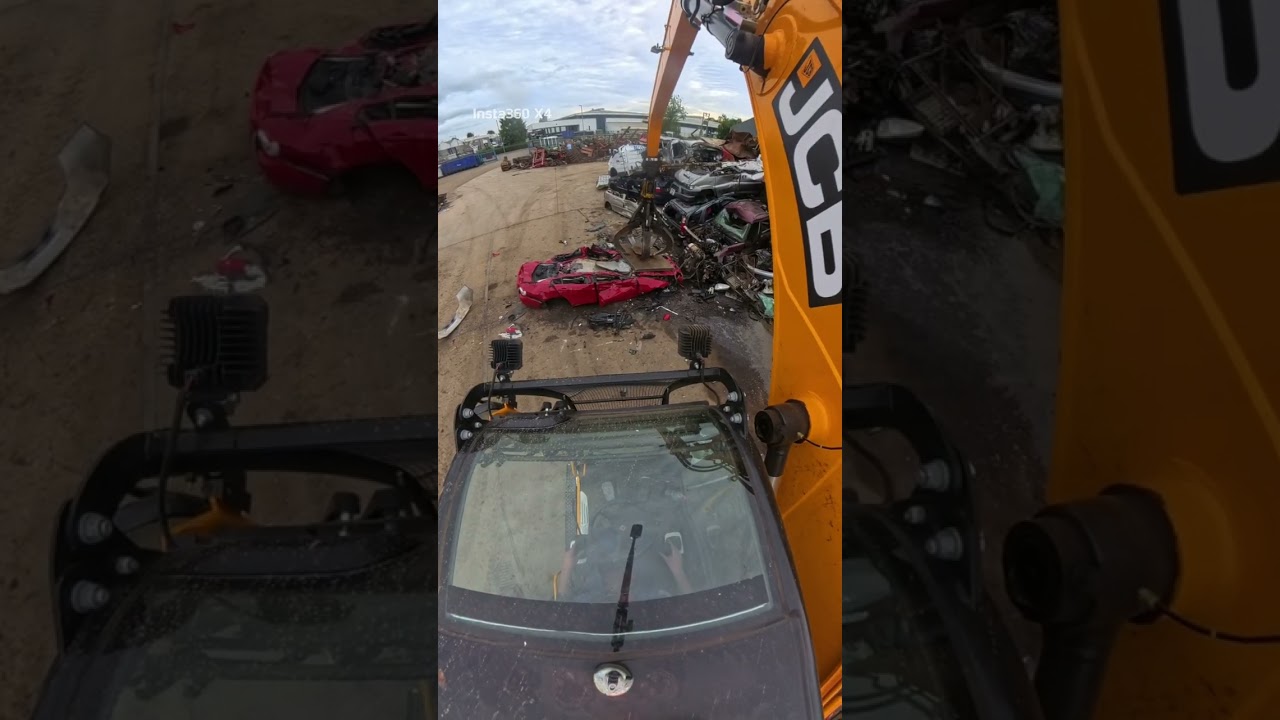 Crushing cars
