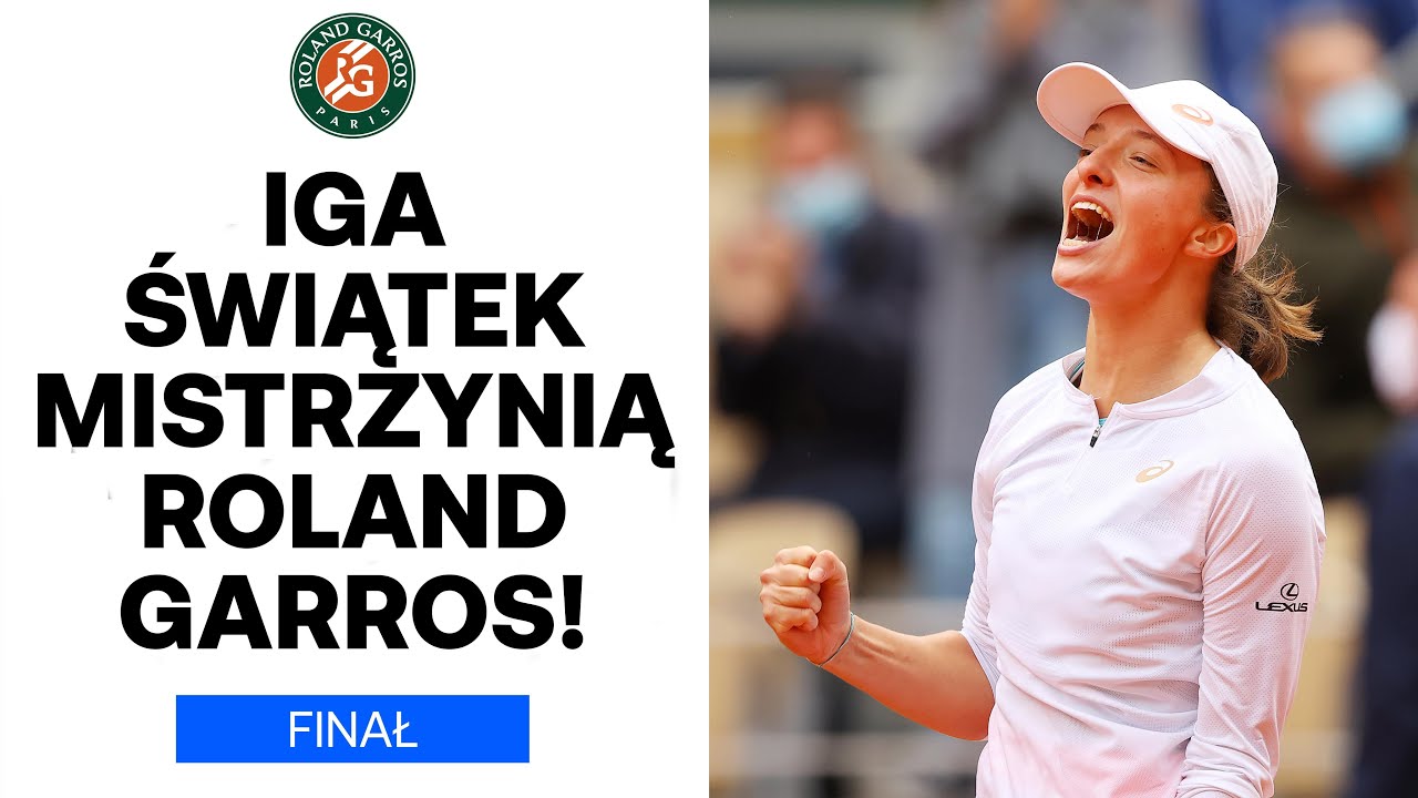 Iga Świątek - Sofia Kenin | Skr&oacute;t meczu | Finał | Roland-Garros 2020